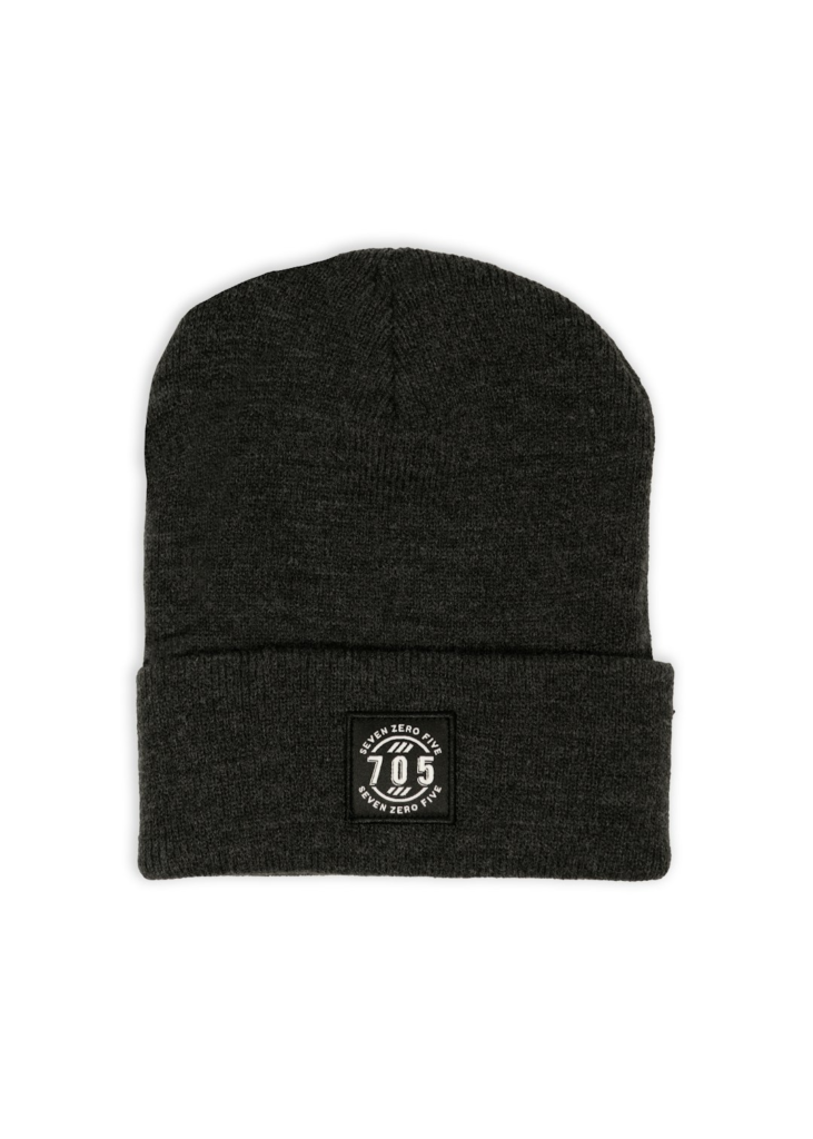 Heather gray beanie reference photograph